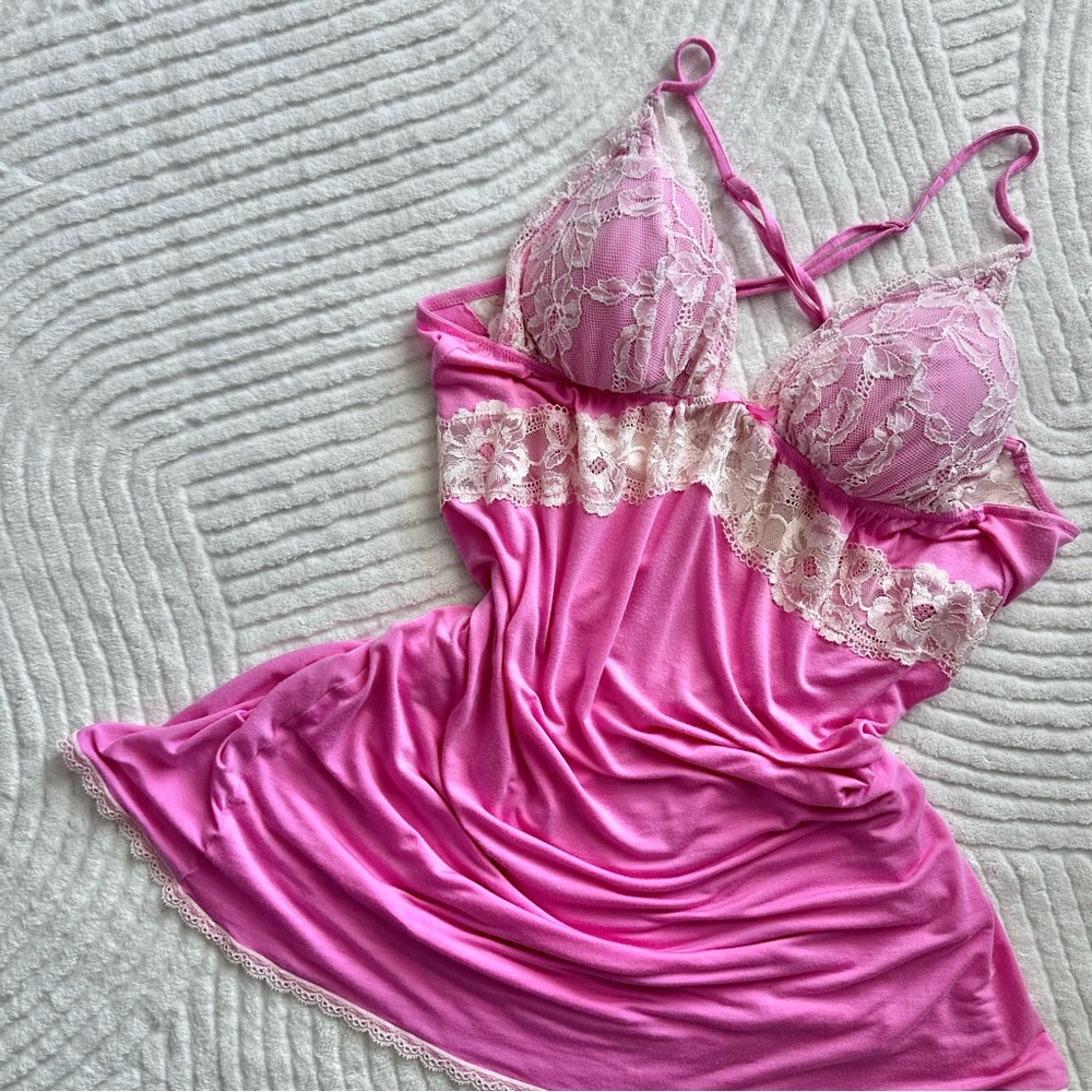 Victoria's Secret Pink and Cream Lace Slip - Picture 8 of 11